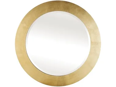 JACOB - Round framed wall-mounted solid wood mirror _ Guerra Vanni